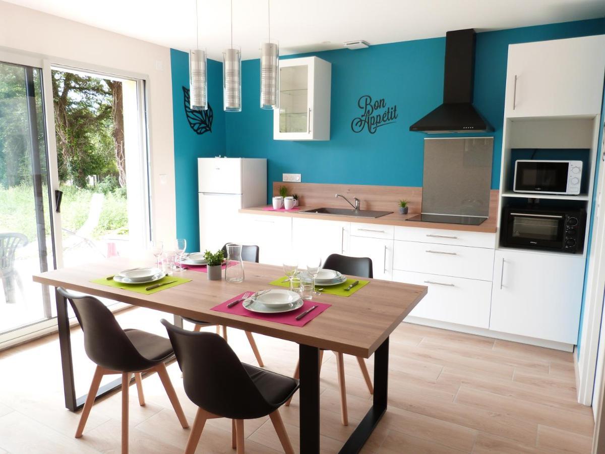 Lumineuse Maison Neuve, Cosy,67M², 2 Chambres/6 Couchages 1Km Lac, 200M Du Bourg. Vue Paisible, Sur La Nature Saint-Pardoux  Luaran gambar